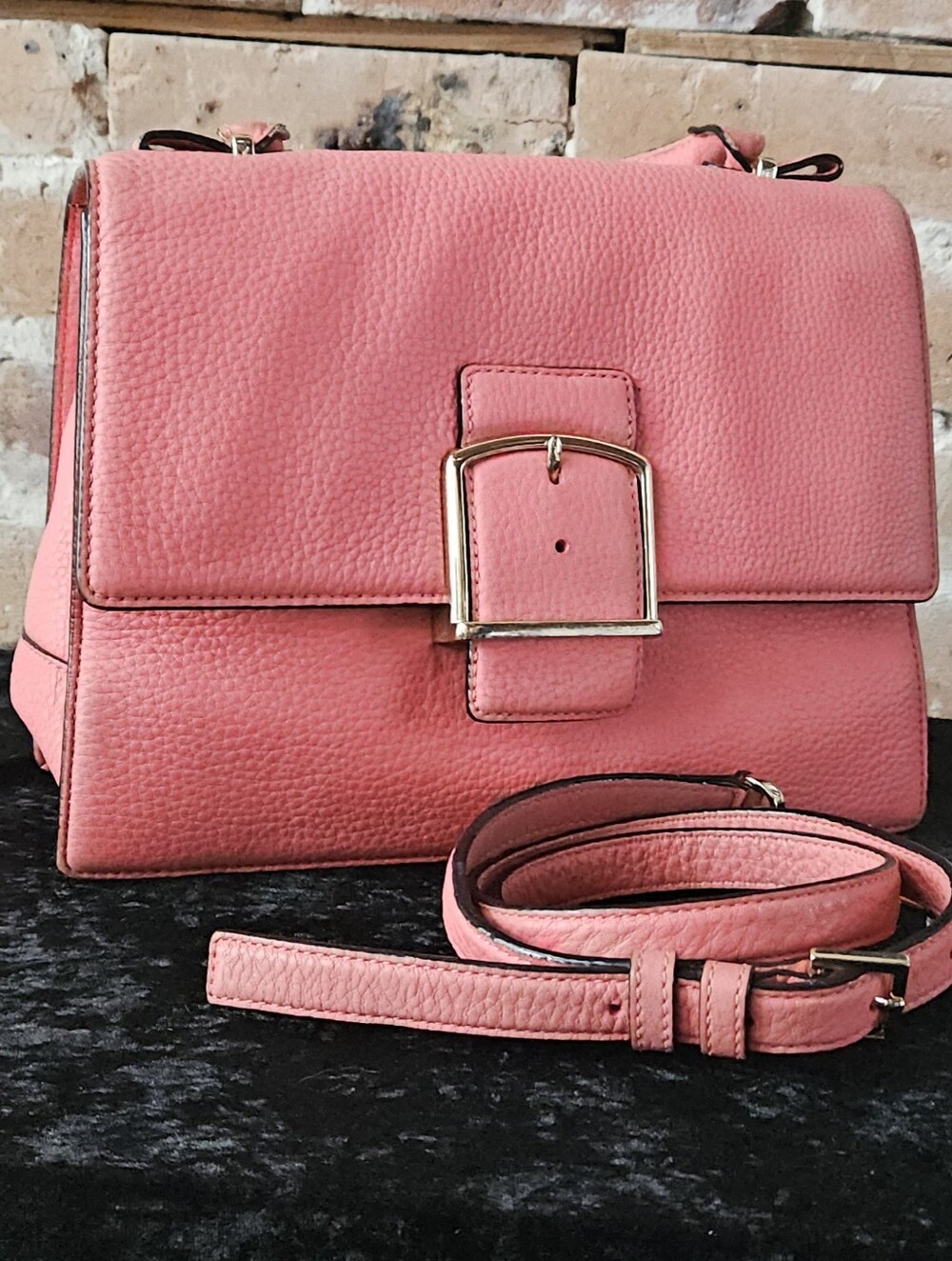 KATE SPADE NEW YORK Healy Lane Heddy Satchel In Guava